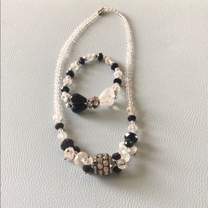 Necklace and bracelet sold together never used
